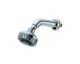 RWC HEAD 100 100 Contemporary Shower Head and Arm, Low Pressure, Chrome Finish 1/2